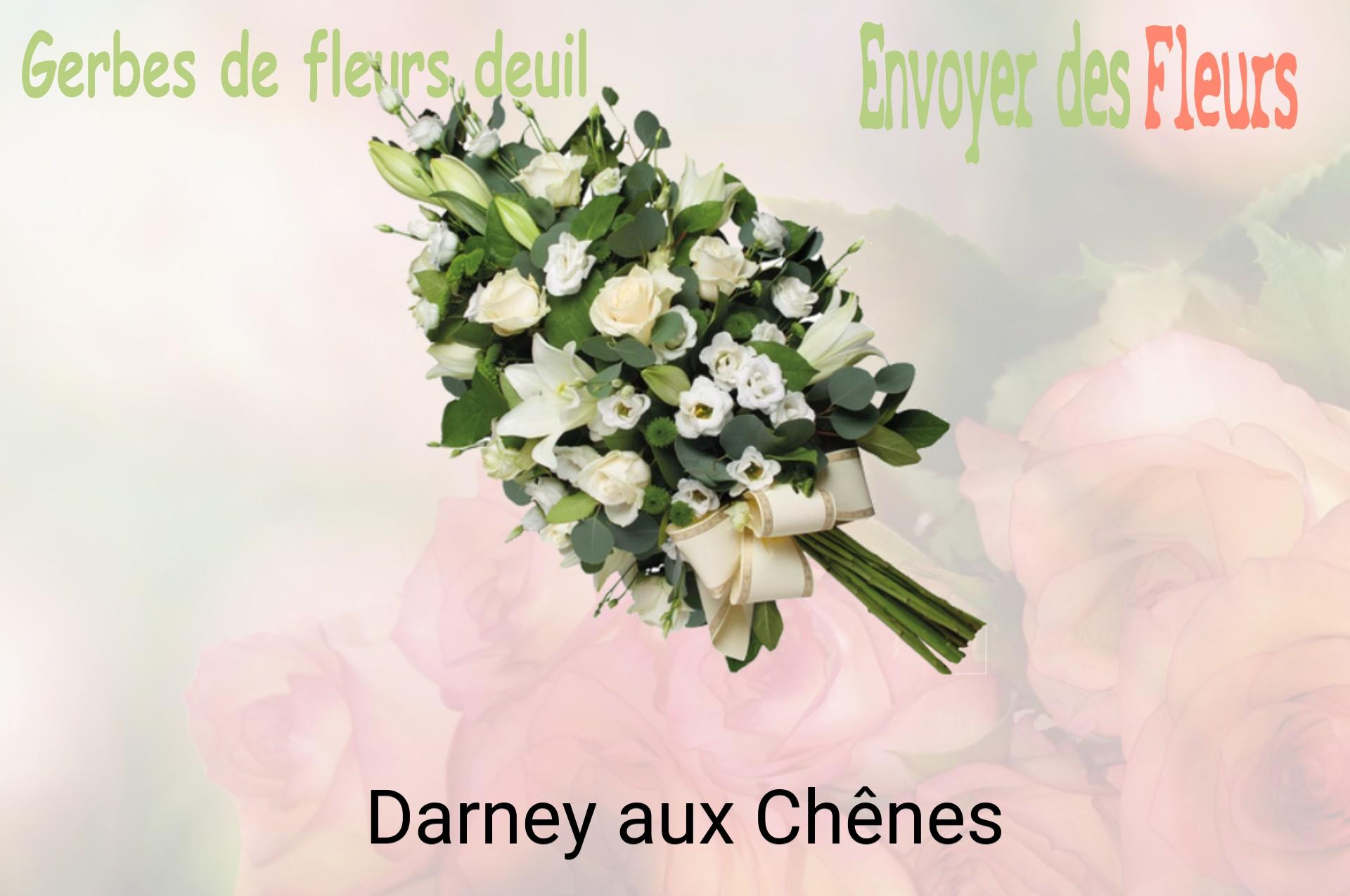 Gerbe de fleurs de deuil livrée à Darney-aux-Chênes
